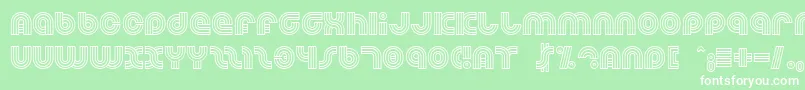 Dreamlan Font – White Fonts on Green Background