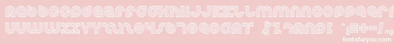 Dreamlan Font – White Fonts on Pink Background