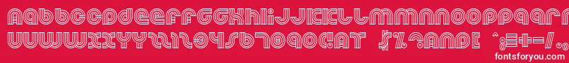 Dreamlan Font – White Fonts on Red Background