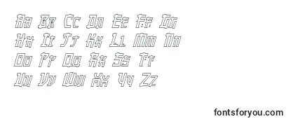 MangaHollowItalic Font