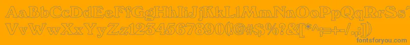 Weitere Informationen zur Windsordemi.FogHollow-Schriftart Windsordemi.FogHollow-Schriftart – Graue Schriften auf orangefarbenem Hintergrund