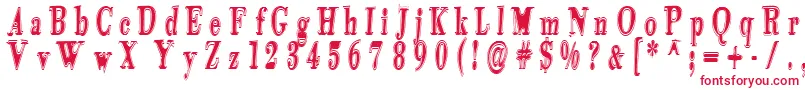 Tidelagskoprofag Font – Red Fonts