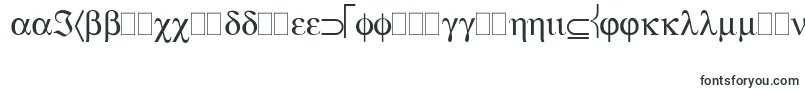 フォントSymbols – ゲール文字