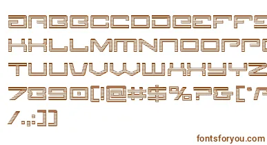 Legionchrome font – Brown Fonts On White Background