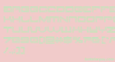 Legionchrome font – Green Fonts On Pink Background
