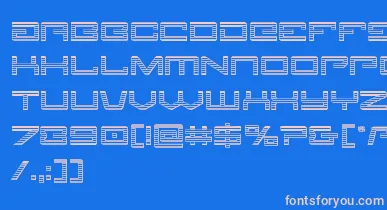 Legionchrome font – Pink Fonts On Blue Background