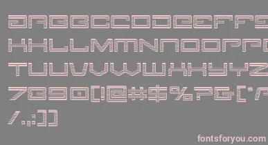 Legionchrome font – Pink Fonts On Gray Background