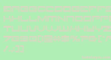 Legionchrome font – Pink Fonts On Green Background