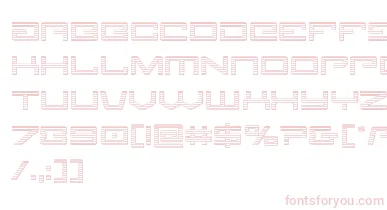 Legionchrome font – Pink Fonts On White Background