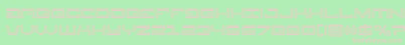 Legionchrome Font – Pink Fonts on Green Background