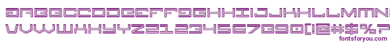 Legionchrome Font – Purple Fonts on White Background