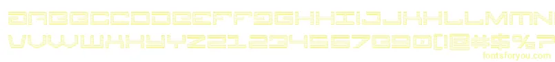 フォントLegionchrome – 黄色のフォント