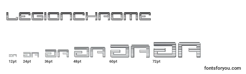 Legionchrome Font Sizes