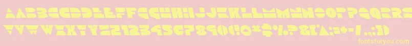 Discoduckleft Font – Yellow Fonts on Pink Background