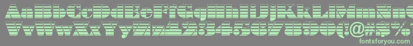 ABraggastrip Font – Green Fonts on Gray Background