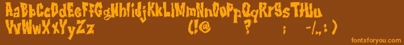 Подробнее о шрифте RwImbd Шрифт RwImbd – оранжевые шрифты на коричневом фоне