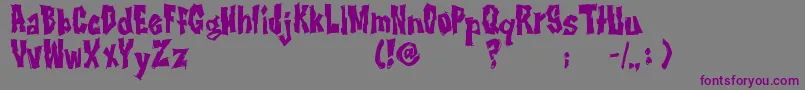 RwImbd Font – Purple Fonts on Gray Background