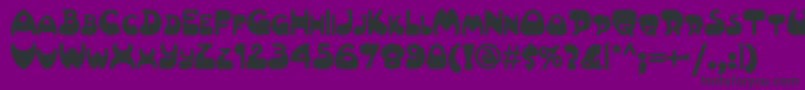 Altamonte Font – Black Fonts on Purple Background