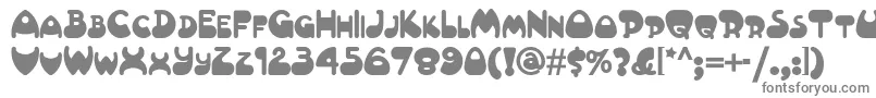 Altamonte-fontti – harmaat kirjasimet valkoisella taustalla