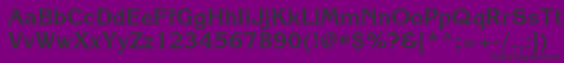 KorinnacBold Font – Black Fonts on Purple Background