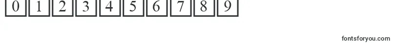 フォントCdnumbers – 数字と数値のためのフォント