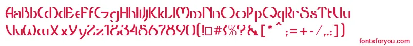 Thresholdcp Font – Red Fonts