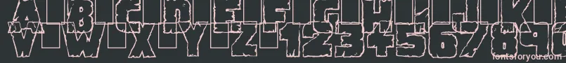 More about DemolitionCrack Font DemolitionCrack Font – Pink Fonts on Black Background