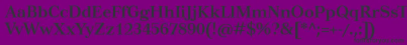 TusarBold Font – Black Fonts on Purple Background