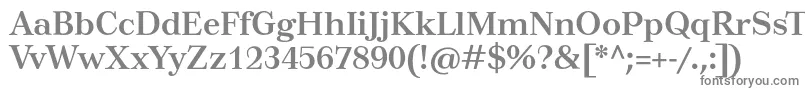 Шрифт TusarBold – серые шрифты на белом фоне
