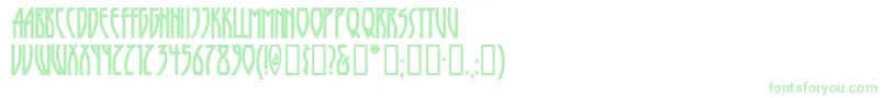 Runytunesrevisited Font – Green Fonts on White Background