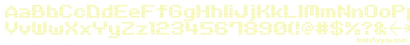 フォントM06Quadra – 黄色のフォント