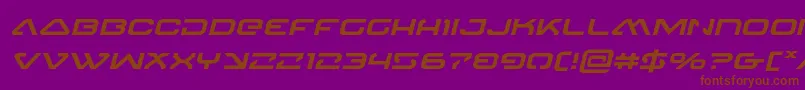 fuente 4114blasterv2expandital – Fuentes Marrones Sobre Fondo Morado