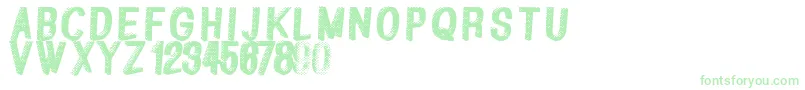 Greatshadow Font – Green Fonts on White Background