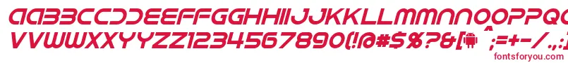Police IdroidItalic – polices rouges