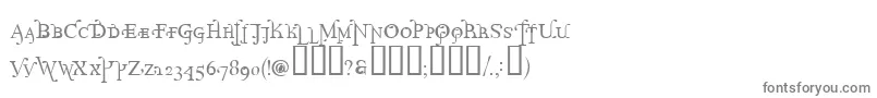 ParolmSmallcaps Font – Gray Fonts on White Background