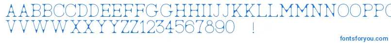 AcBigserifTwo Font – Blue Fonts