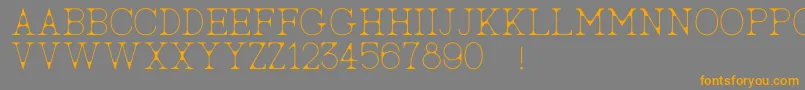 More about AcBigserifTwo Font AcBigserifTwo Font – Orange Fonts on Gray Background