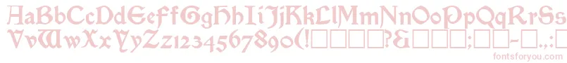 SatanickRegular Font – Pink Fonts on White Background