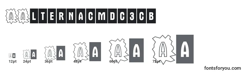 AAlternacmdc3cb Font Sizes