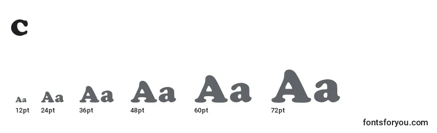 CooperHeavy Font Sizes