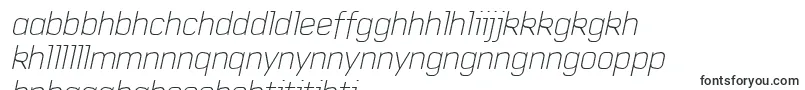 Шрифт BaksheeshThinitalic – сесото шрифты