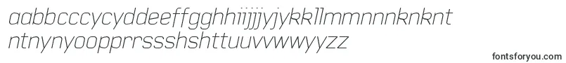 BaksheeshThinitalic-Schriftart – ruandische Schriften