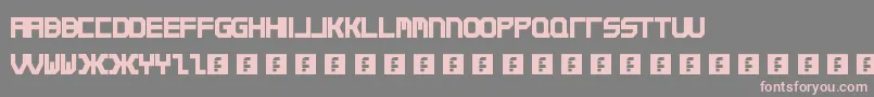 Qirex Font – Pink Fonts on Gray Background