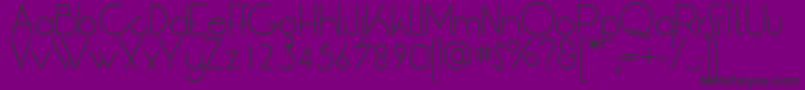 LtOksanaLight Font – Black Fonts on Purple Background
