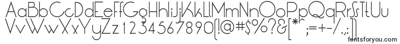 LtOksanaLight-Schriftart – Schriften für Logos