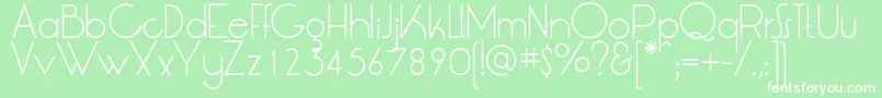 LtOksanaLight Font – White Fonts on Green Background