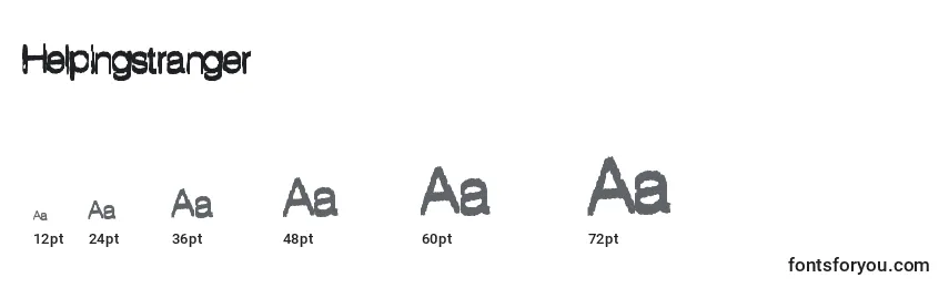Helpingstranger Font Sizes