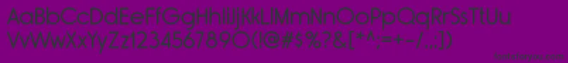 RimouskirgRegular Font – Black Fonts on Purple Background