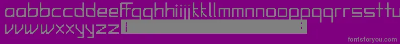 fuente AlfieFerdinand – Fuentes Grises Sobre Fondo Morado