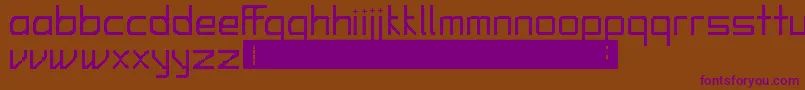 AlfieFerdinand Font – Purple Fonts on Brown Background